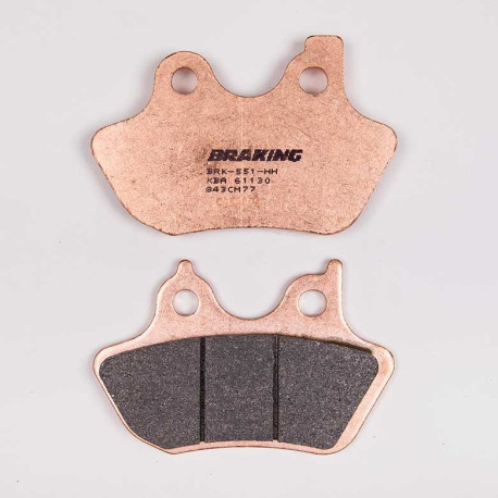 PLAQUETTES DE FREIN FRITTÉS TRAIL/TOURING CM77 BRAKING