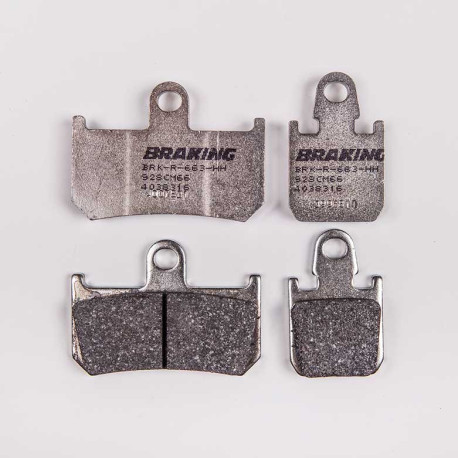 PLAQUETTES DE FREIN SEMI-FRITTÉS PISTE/COMPETITION CM66 BRAKING