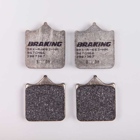 PLAQUETTES DE FREIN SEMI-FRITTÉS PISTE/COMPETITION CM66 BRAKING
