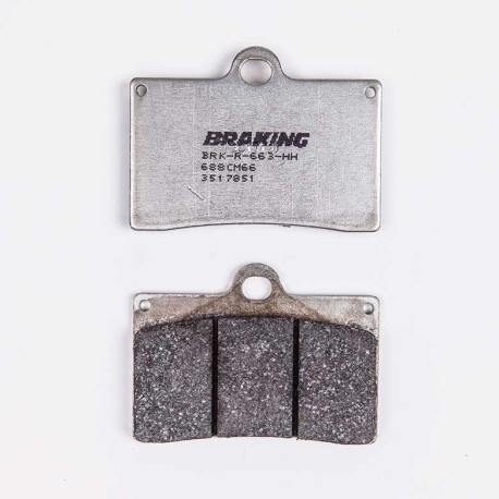 PLAQUETTES DE FREIN SEMI-FRITTÉS PISTE/COMPETITION CM66 BRAKING