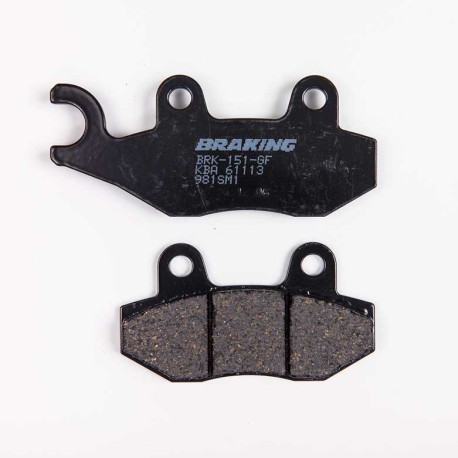 PLAQUETTES DE FREIN SEMI-FRITTÉS ROUTE SM1 BRAKING