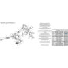 PLATINE INTERMEDIAIRE COMMANDE RECULEE BONAMICI RACING PIECE DETACHEE