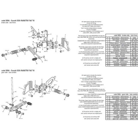 PLATINE INTERMEDIAIRE COMMANDE RECULEE BONAMICI RACING PIECE DETACHEE