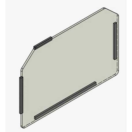 PLEXIGLASS DE RECHANGE PROTECTION TABLEAU DE BORD BONAMICI RACING
