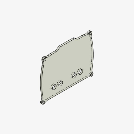 PLEXIGLASS DE RECHANGE PROTECTION TABLEAU DE BORD BONAMICI RACING