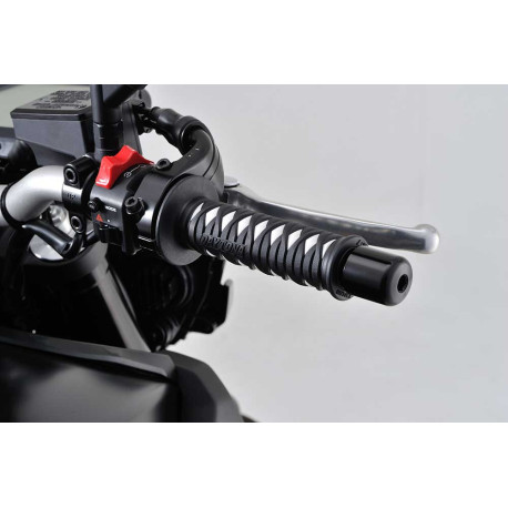 POIGNEES DAYTONA KATANA BLANCHES 22MM