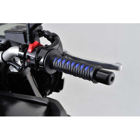 POIGNEES DAYTONA KATANA BLEUES 22MM