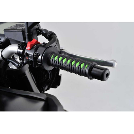 POIGNEES DAYTONA KATANA VERTES 22MM