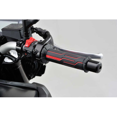 POIGNEES DAYTONA LINE ROUGES 22MM