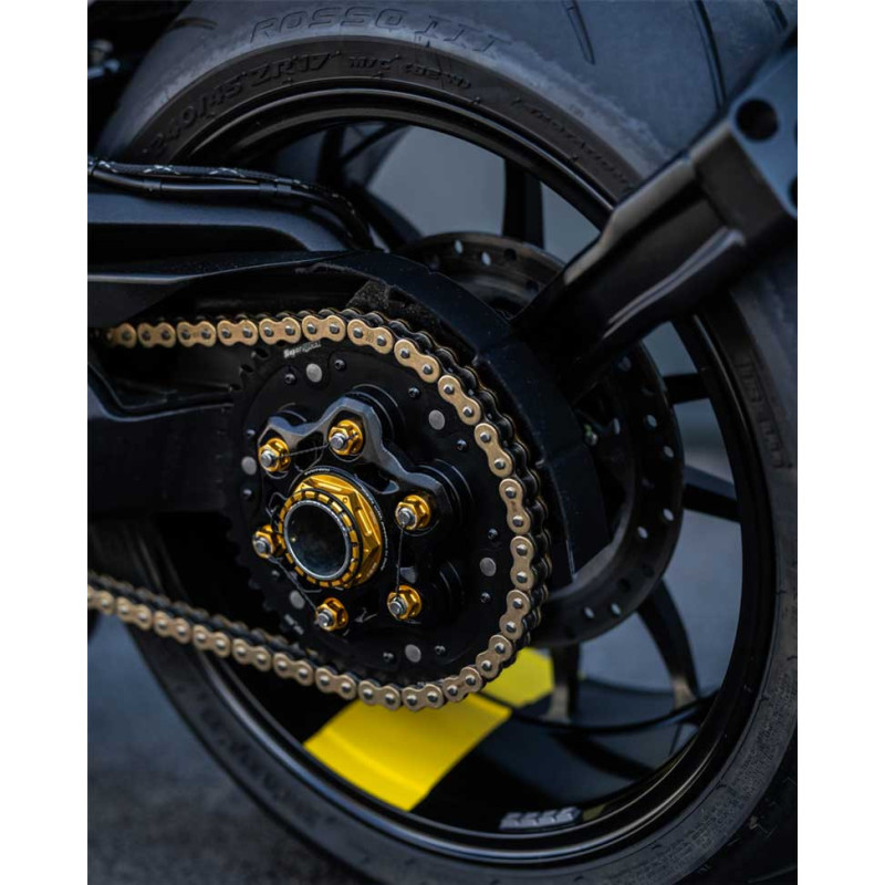 PORTE COURONNE ET ECROUS DUCATI PANIGALE V4