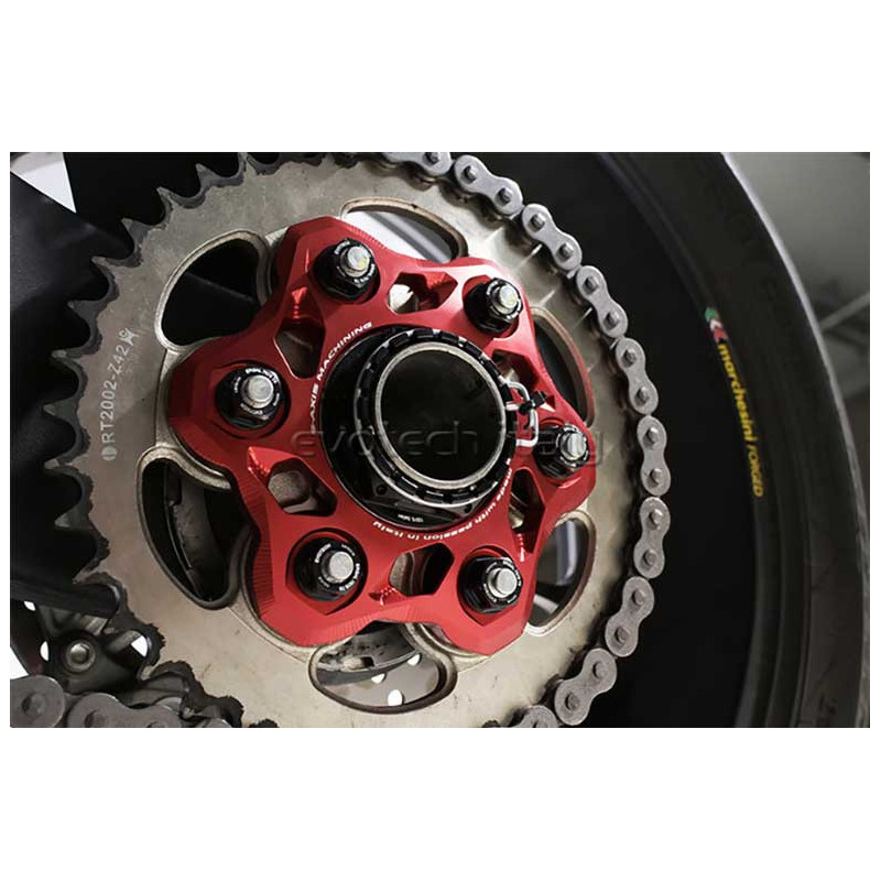 PORTE COURONNE ET ECROUS DUCATI PANIGALE V4