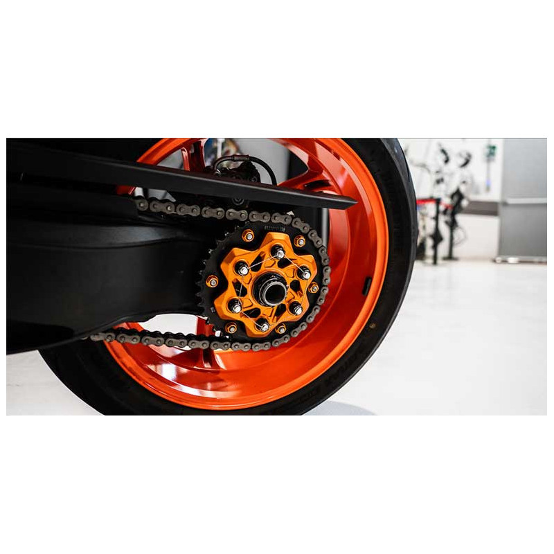 PORTE COURONNE ET ECROUS KTM 1290 SUPERDUKE R / GT