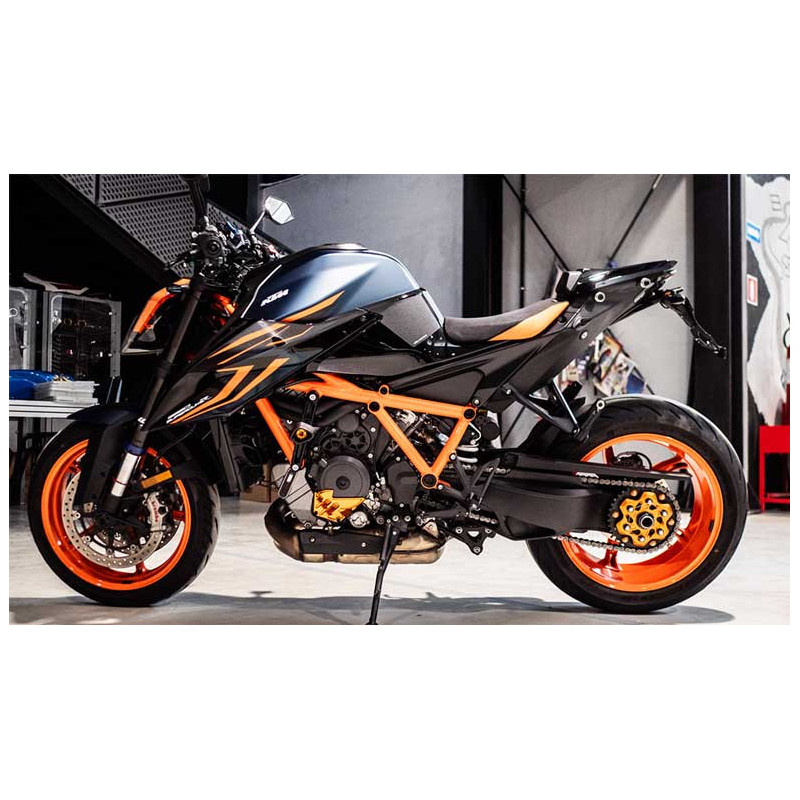 PORTE COURONNE ET ECROUS KTM 1290 SUPERDUKE R / GT