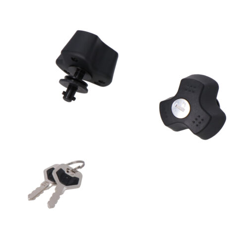 Antivols pour support de valises EVO Fonction QUICK-LOCK. 2 antivols et 2 clés.