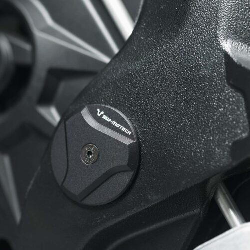 Set de bouchons de cadre Noir. BMW S 1000 XR (15-19).