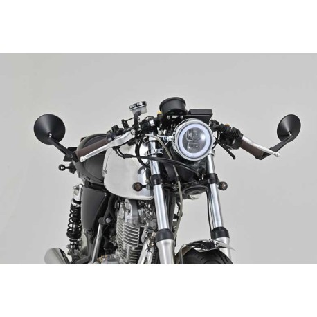 RETROVISEUR DAYTONA TYPE 10 MARU2 TIGE LONGUE, ABS ET ALUMINIUM vendu par paire,