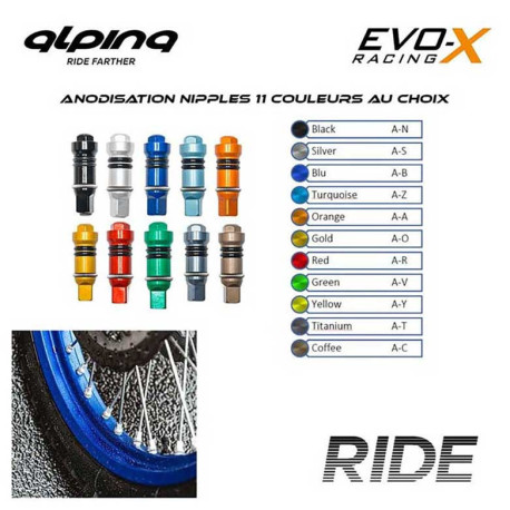 ROUE AV SUPERMOTARD TUBELESS 3,5 X 16 PACK RIDE