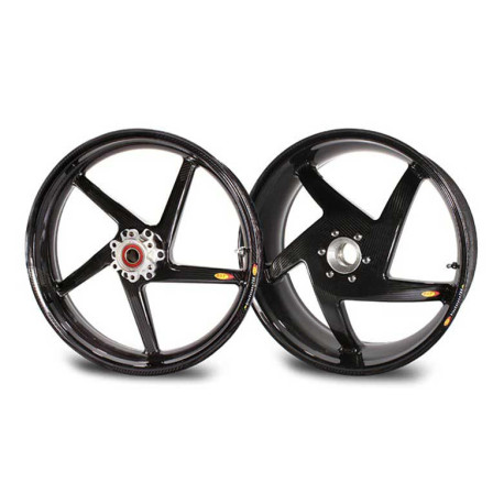 ROUES CARBONE HOMOLOGUEES 5 BATONS