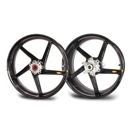 ROUES CARBONE HOMOLOGUEES 5 BATONS