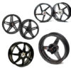 ROUES CARBONE HOMOLOGUEES 5 BATONS