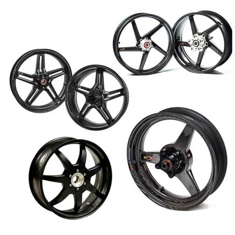 ROUES CARBONE HOMOLOGUEES 7 BATONS