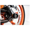 ROULETTE PROTECTION FOURCHE EVOTECH KTM 125 / 390 DUKE  24-25 AVEC ECROU EVOT