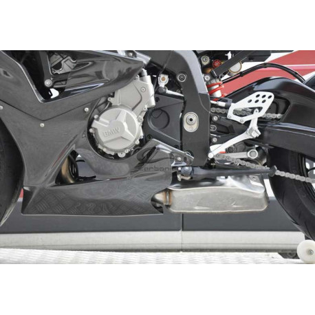 Sabot pour echappement carbone OEM visserie standard