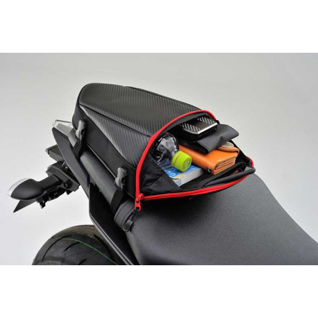 SACOCHE DE SELLE PROFILÉE DAYTONA ROUGE/CARBONE