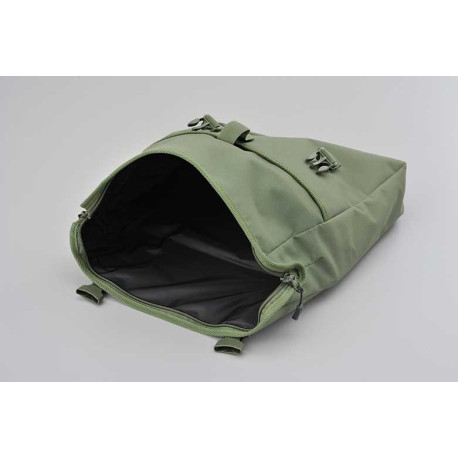 SACOCHE LATERALE MOTO VINTAGE KAKI ETANCHE DAYTONA 8L