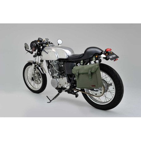 SACOCHE LATERALE MOTO VINTAGE KAKI ETANCHE DAYTONA 8L