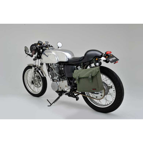 SACOCHE LATERALE MOTO VINTAGE KAKI ETANCHE DAYTONA 8L