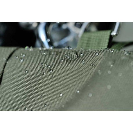 SACOCHE LATERALE MOTO VINTAGE KAKI ETANCHE DAYTONA 8L