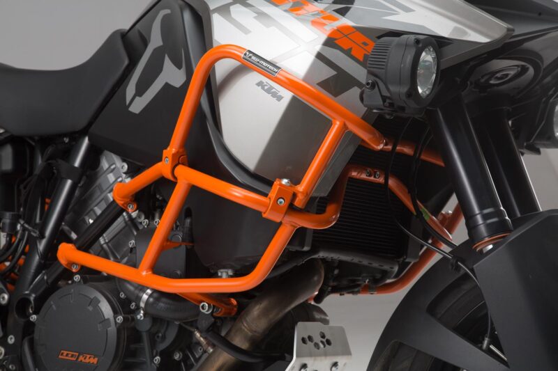 Crashbar supérieur pour crashbar dorigine KTM Orange. KTM 1050 (14-)/ 1190 Adventure/ R (13-).