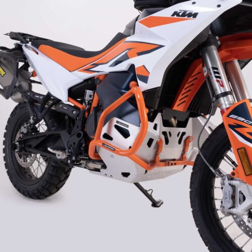Crashbars Orange. KTM 790 Adv/R (19-21), 890 Adv/R (20-22).