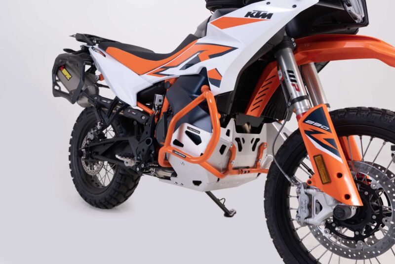 Crashbars Orange. KTM 790 Adv/R (19-21), 890 Adv/R (20-22).
