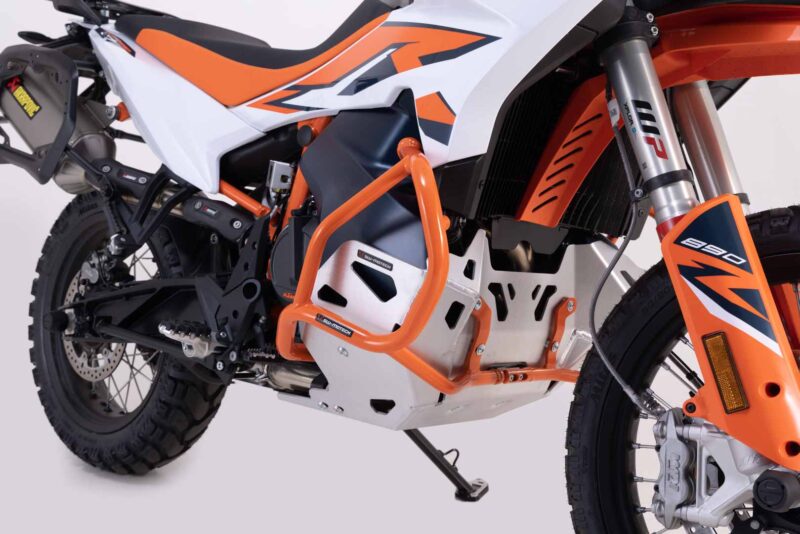 Crashbars Orange. KTM 790 Adv/R (19-21), 890 Adv/R (20-22).
