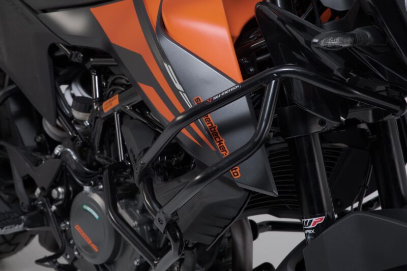 Crashbar supérieur pour crashbar dorigine KTM Noir. KTM 390 Adv (19-).
