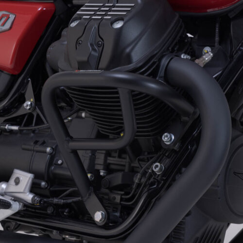 Crashbar Noir. Modèles Moto Guzzi V7/V9.