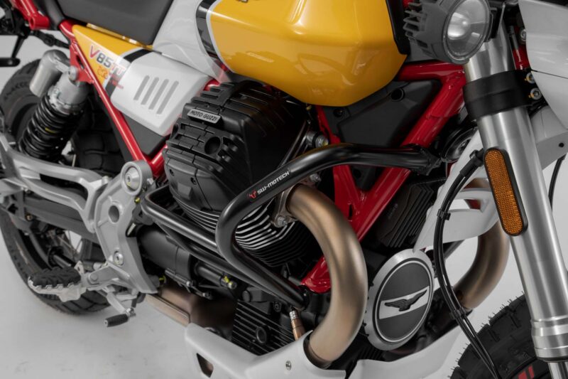 Crashbars Noir. Moto Guzzi V85 TT/Travel/Strada (19-).