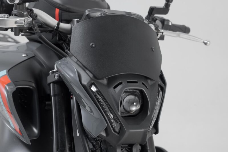 Pare-brise Noir. Yamaha MT-09 / MT-09 SP (20-23).