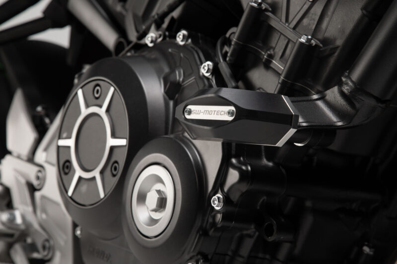 Kit de patins de cadre Noir. Honda CB1000R (18-).