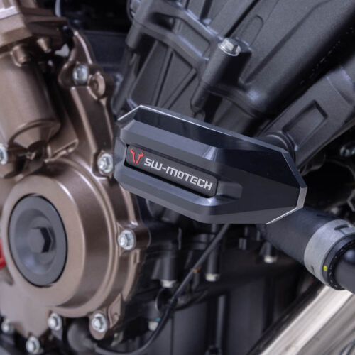 Kit de patins de cadre Noir. Honda CB650R  E-Clutch (23-).