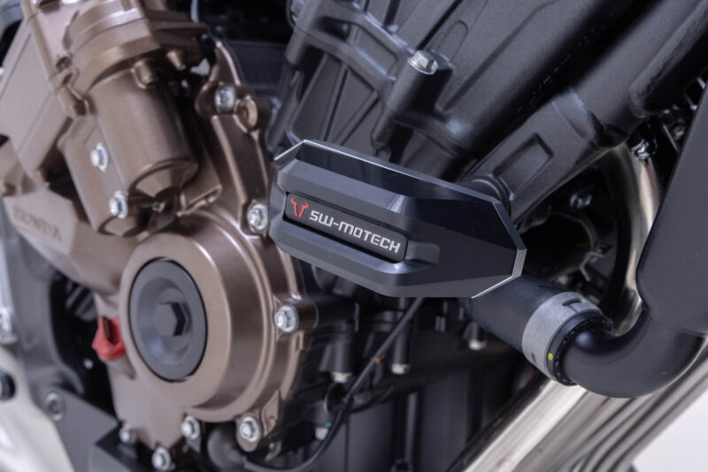 Kit de patins de cadre Noir. Honda CB650R  E-Clutch (23-).