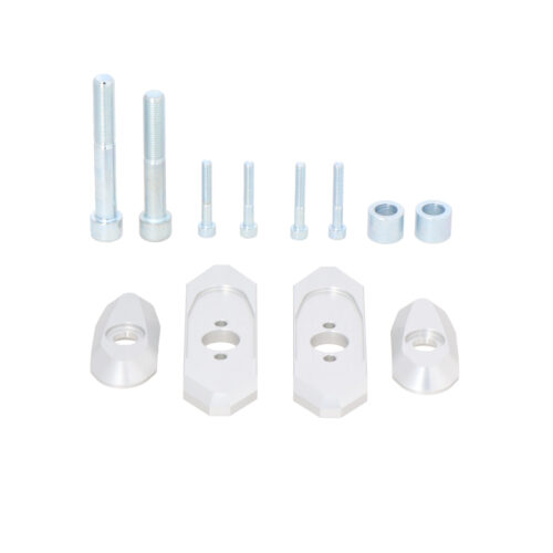 Support patins de cadre Noir. Honda CB600 F (07-13), CBF600 S/N (08-09).