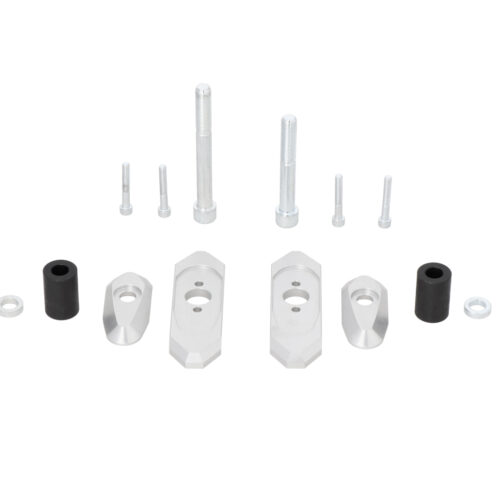 Support patins de cadre Noir. Honda CB650R E-Clutch (23-).