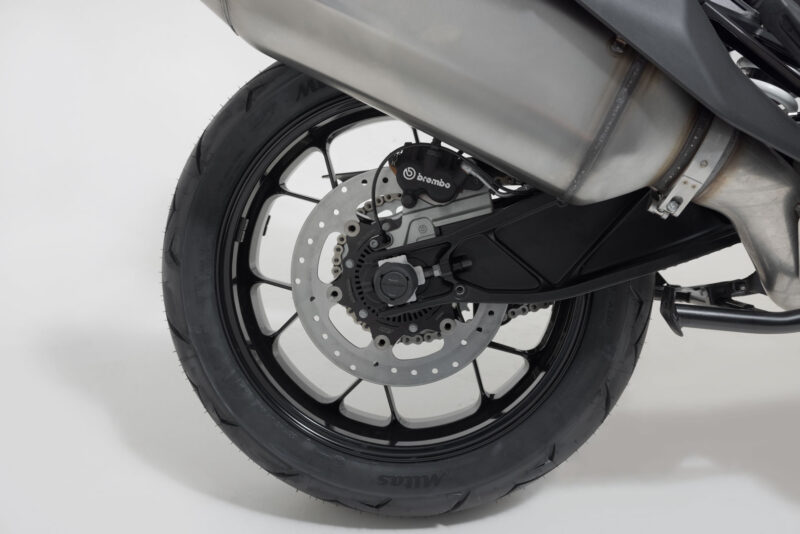 Roulettes de protection pour bras oscillant Noir. Modèles KTM, Husqvarna Svartpilen 801 (24-).