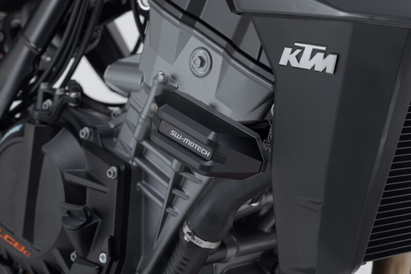 Kit de patins de cadre Noir. KTM 990 Duke (23-).