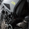 Kit de patins de cadre Noir. Yamaha MT-10 / SP (16-21).