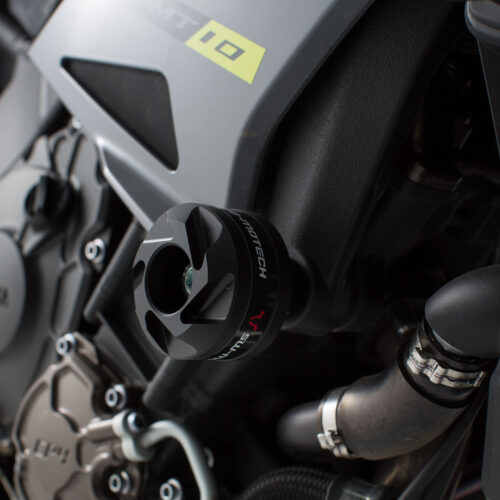 Kit de patins de cadre Noir. Yamaha MT-10 / SP (16-21).