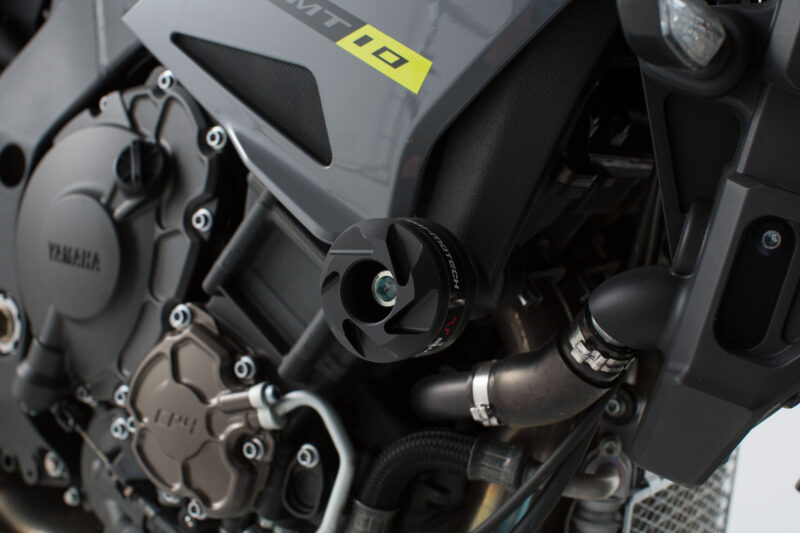 Kit de patins de cadre Noir. Yamaha MT-10 / SP (16-21).